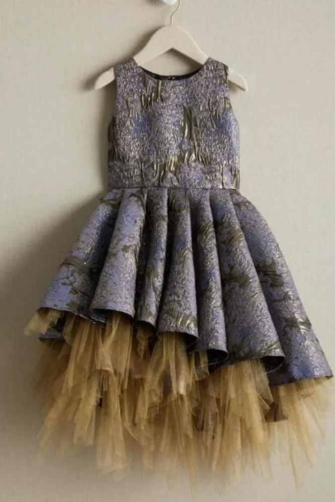Chasing fireflies purple gold brocade dress gown